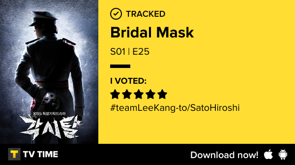 MinSooTae's tweet photo. I've just watched episode S01 | E25 of Bridal Mask! #bridemask https://t.co/uL7cNX2gLH #tvtime https://t.co/Mx32qem7gI