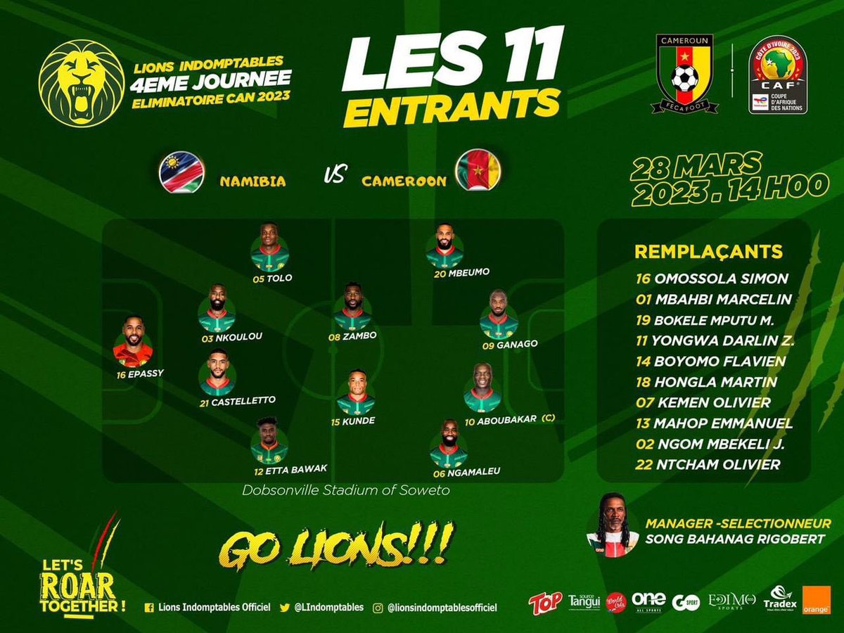 Aujourd’hui on gagne… ⚽️⚽️⚽️

#AllezLesLions
#Cameroon 
#football 
#motion19