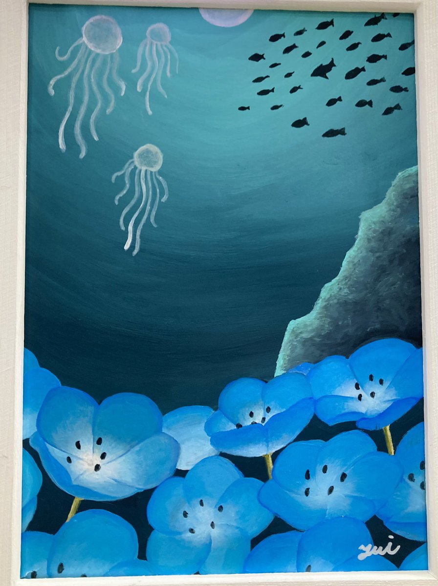 「色とりどりの春(青)」     Yui作