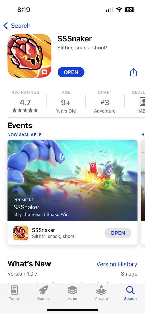 Does anyone remember that snake game we had on the Nokia phones? I found the 2023 version! #habby #sssnakes <a href="/HabbyFun/">Habby</a>