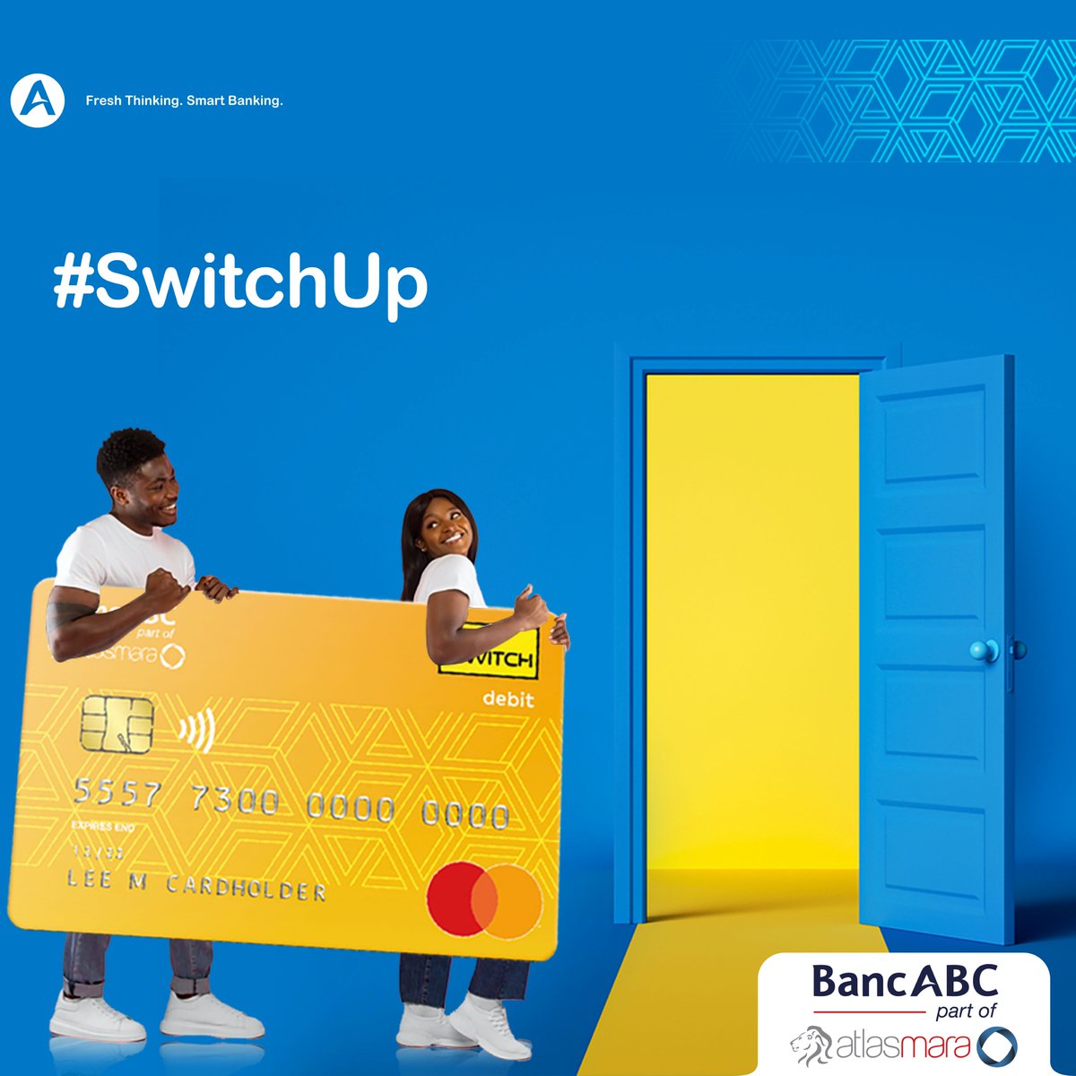 BancabcZW's tweet photo. #SwitchUp ⬆️ to the new and secure @BancabcZW Mastercard 💳. 

✅ Fast &amp; Efficient ⚡️
✅ Safe &amp; Secure 🔒
✅ Encrypted Transactions 😎

What are you waiting for 🤷🏽‍♂️? #SwitchUp ⬆️ now! 

#SwitchUp ⬆️
#ChipAndPin 💳
#ATeam 😎 https://t.co/szJdecJGc2