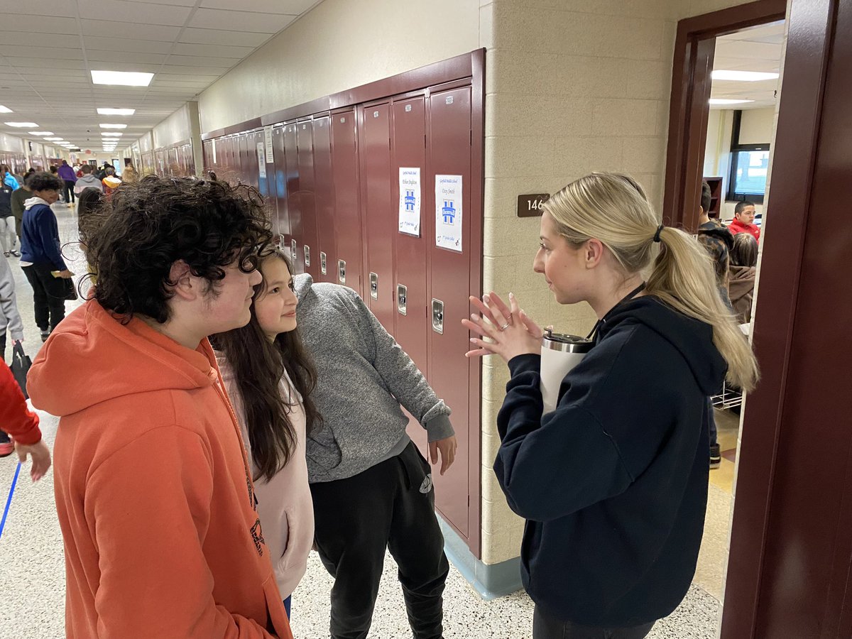 Last minute cram session with Miss Gorom this morning. Students <a href="/Hamilton_GMS/">Hamilton Garfield</a> and <a href="/Hamilton_WMS/">Wilson Middle School</a> are more than ready for the first day of testing! Good luck!