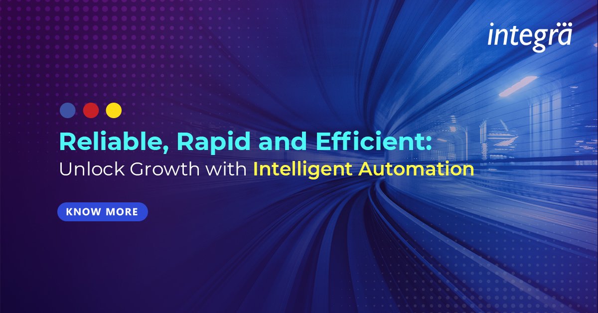 Integra on Twitter "With intelligent automation, businesses can make