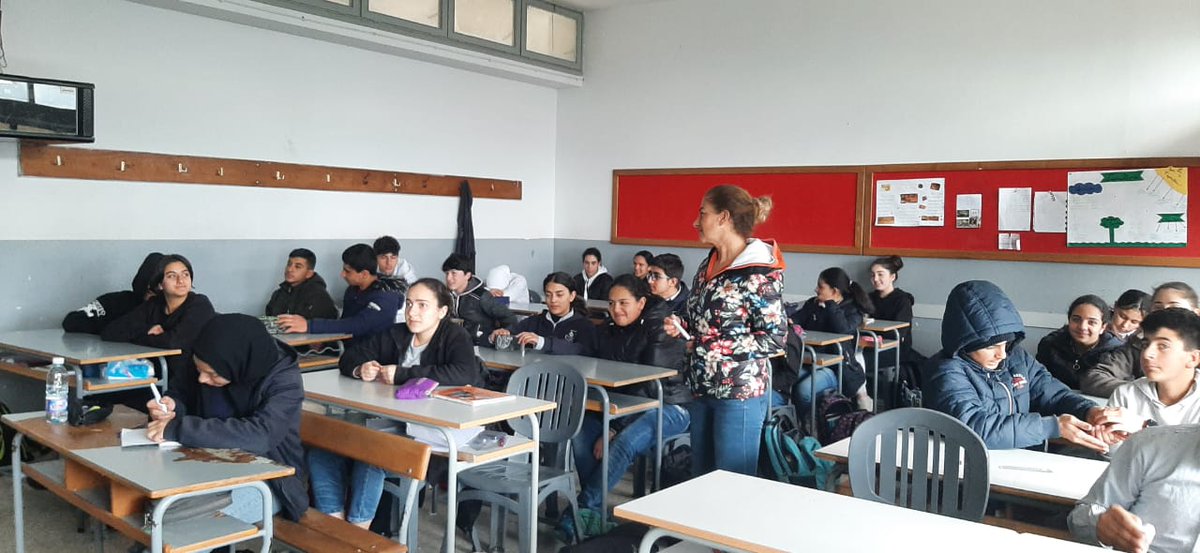 SirclesProject's tweet photo. #NEETs under SIRCLES project spread the word on sorting at source at Lycee Amchit, Lebanon🇱🇧
These students will be participating in the "Don't waste you #biowaste" competition! 
More information about the competiton to come!
#towardsaninclusivesociety
@ENICBCMed @RMFLebanon https://t.co/ISRktZ7sYj