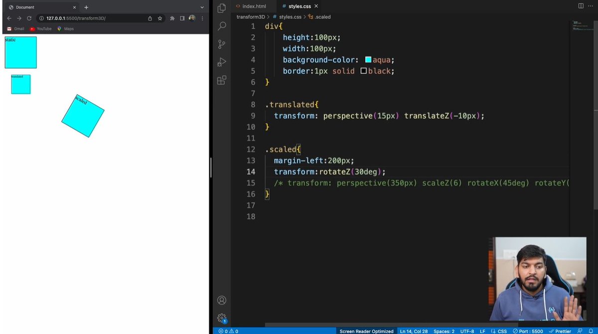 divitkumar16's tweet image. Day 8/100 of Web Dev
- Completed Class 2 of CSS Basics✅
- Learnt the following topic:
-- Gradients
-- Shadow Effects 
-- Dimension Properties 
-- Overflow Property
-- 2D, 3D Transforms 
-- Position Property
#100DaysOfCode