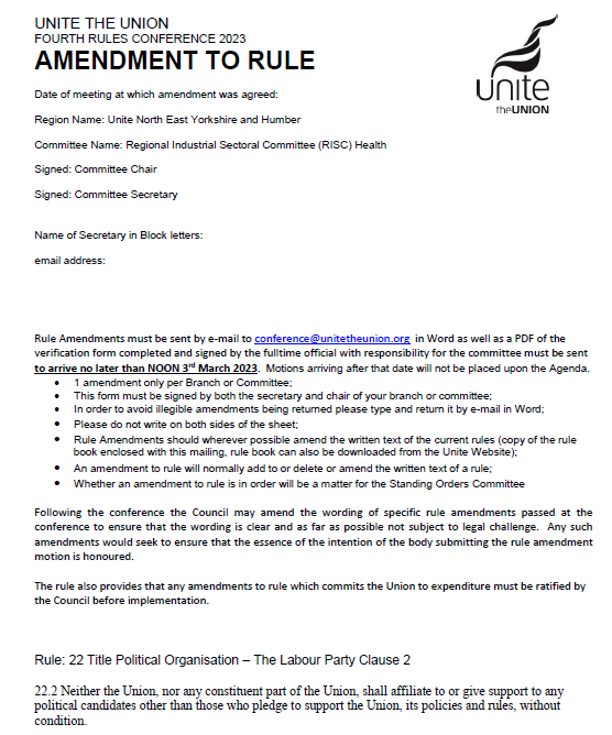 Geordetroiter's tweet image. I and other socialist officers of @unitetheunion advocate our union's disaffiliation from @UKLabour. Today our case is even stronger. Join us in July at conference to exert our power to break this link once and for all. I stand with @jeremycorbyn. Forward to a new workers' party: