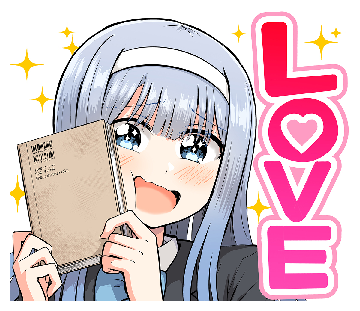 ◤‾‾‾‾‾‾‾‾‾ 💕スタンプ紹介💕 その⑳ _________◢ 《LOVE》 愛が止まらない~!🚀✨ 色校がもらえる!? 1巻発売記念・RTキャンペーン実施中!🎁 #キス百合 #百合キス