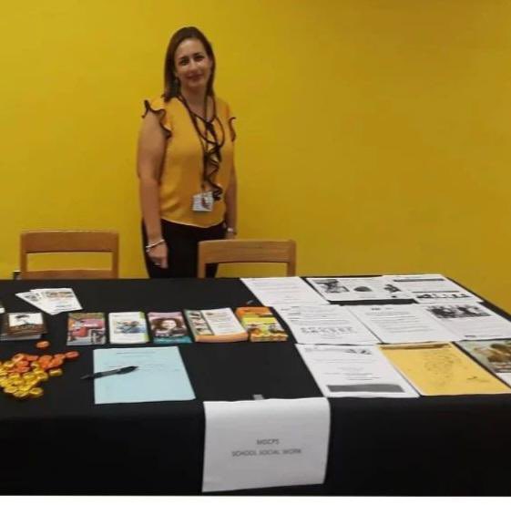 HDMcMillan's tweet photo. This month we recognize our school social worker Raiza Soler Perea. She enhances the learning and success of our students by focusing on the whole child, addressing barriers to learning and linking families to community resources. #thankful @OfficeofESE #SSWMonth https://t.co/EtbDDT2Vjq