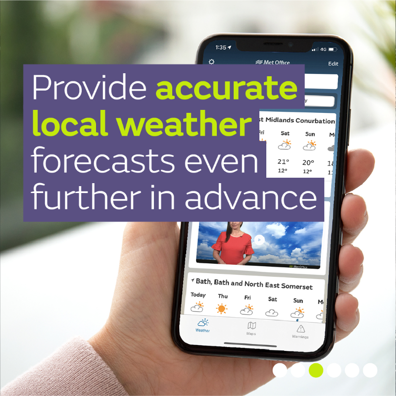 metoffice's tweet photo. Our weather models harness the power of our state-of-the-art supercomputer, which runs billions of detailed calculations every day to deliver accurate local forecasts to you.
#WhenAccuracyMatters