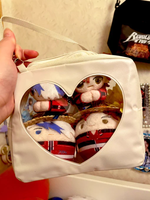 かわいいぬいバッグが百均に売ってたので入れてみたらぴったり はぐちゃんも余裕 