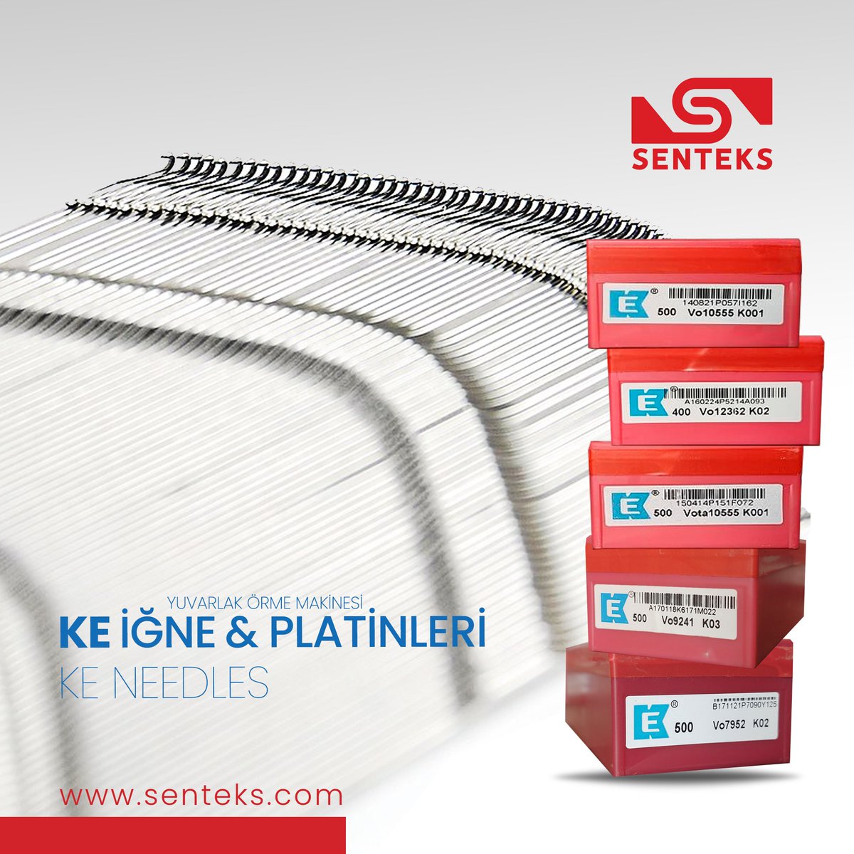 Örme makineleri için en doğru tercih KE iğne ve platinleri. 

Detaylı bilgi ve sipariş için bize ulaşın!

İletişim: +90 212 553 59 12
WhatsApp: +90 552 303 72 16

#sentekstekstil #tekstil #türkiye #iğne #örme