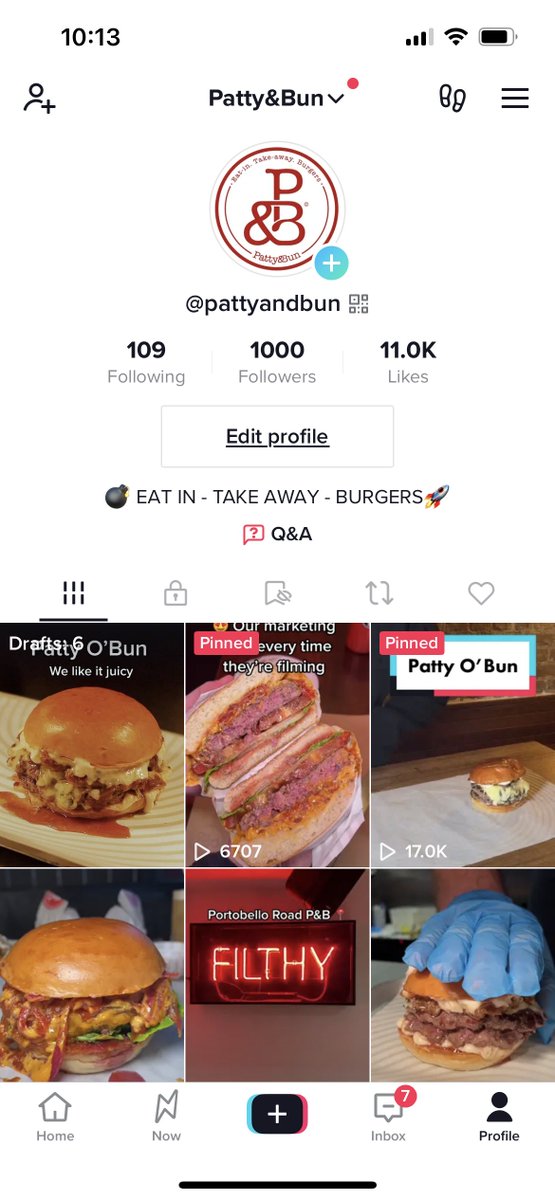 1k! 

So if we did a TikTok live.... Emoji reply for what you want to see:
🍔  How fast can these two people eat a burger
🥔  Building a house out of chips
🍻  An AMA with top P&amp;B crew
🖍️  These not-artists try and recreate Burger Man
🔎  Something else?