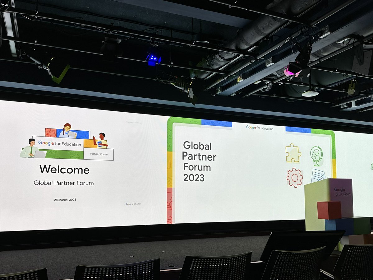Excited to hear from Google and Partners today at the Google Partner Forum 2023.