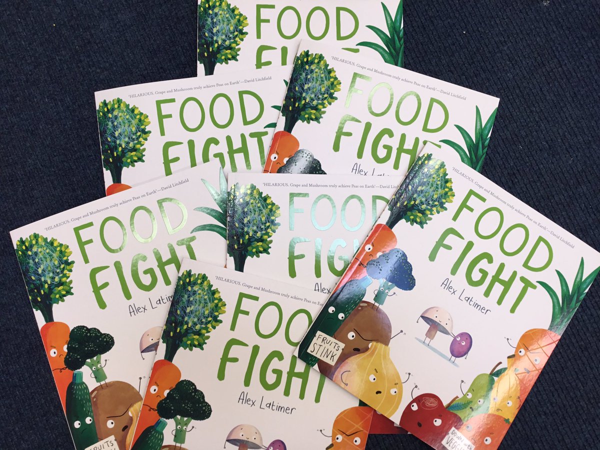 Our book club were really excited to get a special delivery today! @readingagency @OxfordChildrens #foodfight #readingforpleasure #welovetoread