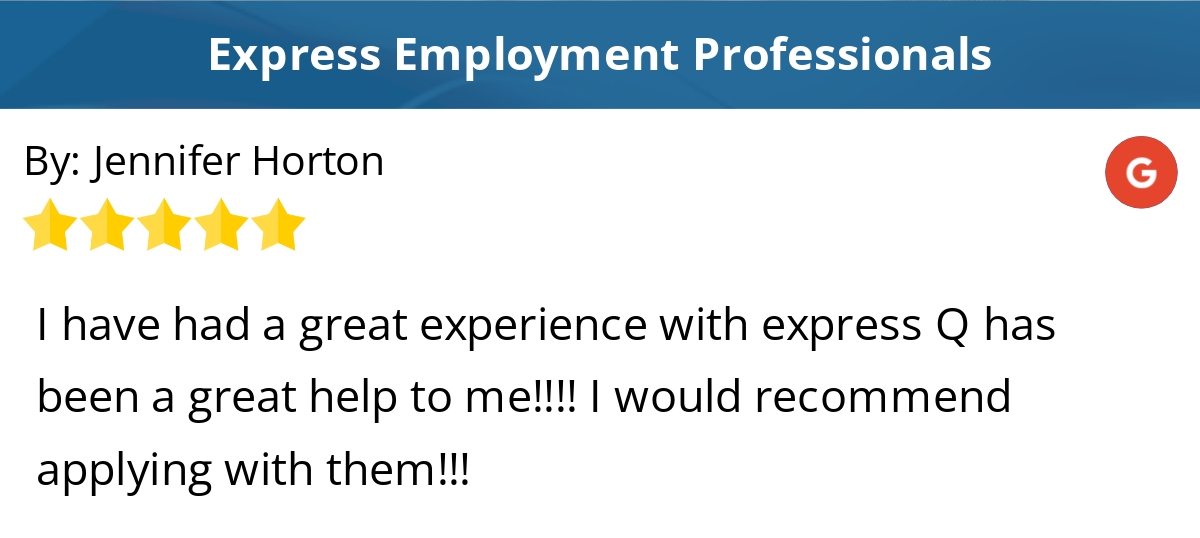 5 Star: Jennifer H. "I have had a great experience with express Q has been a great..." maps.google.com/?cid=130943493…