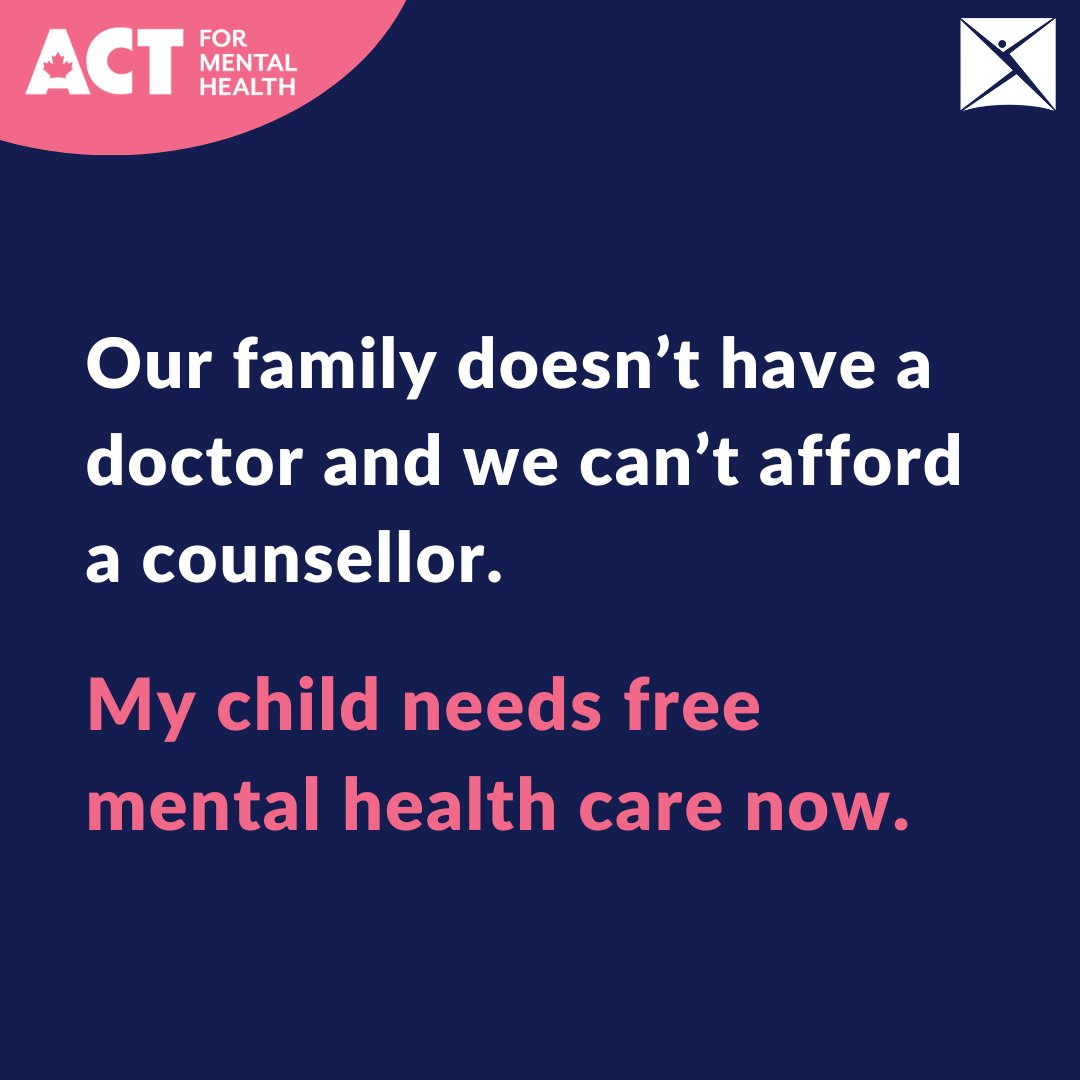 DM the PM: My child is getter sicker while we wait for mental health care.  #ActForMentalHealth  

Join us: actformentalhealth.ca