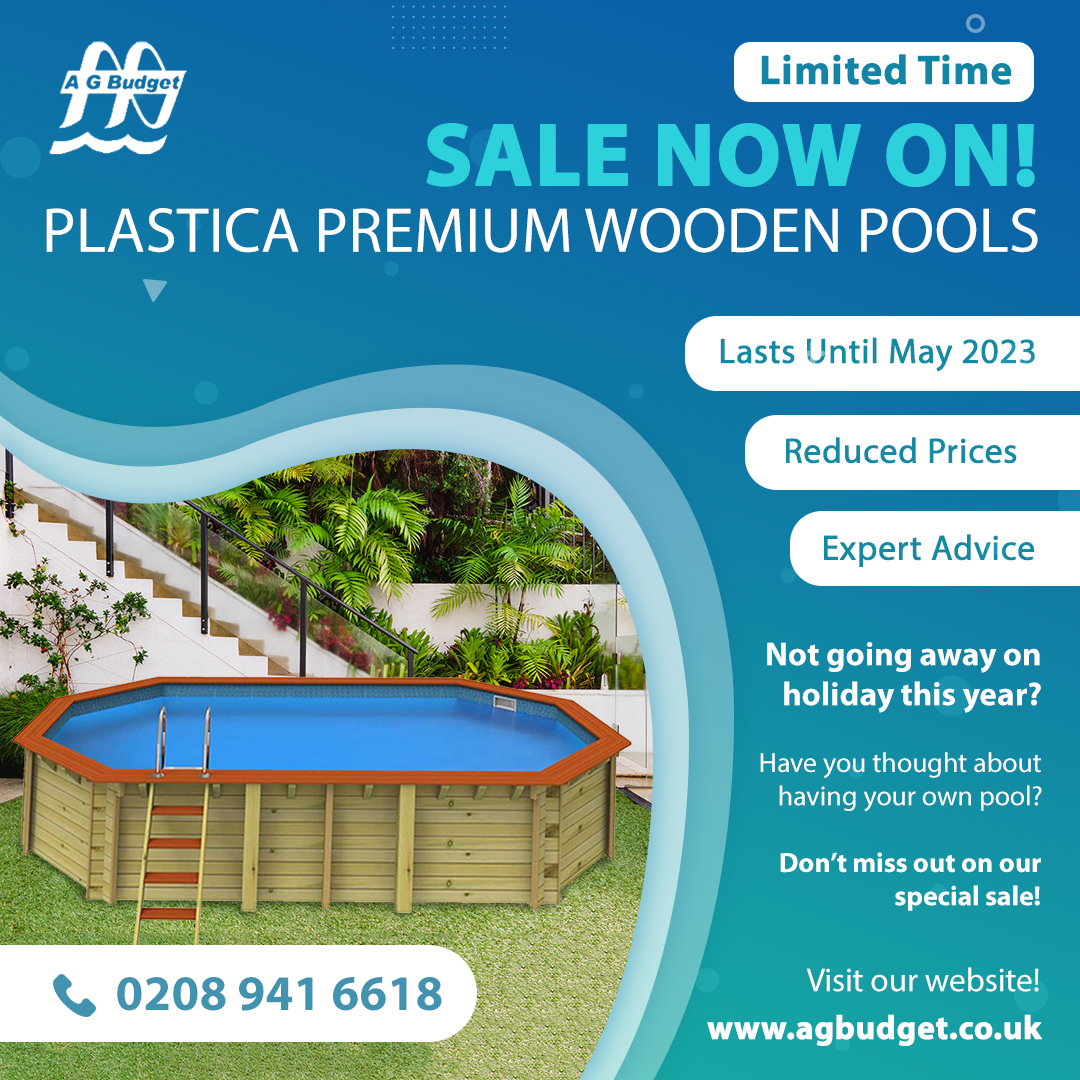 ✨ Limted time sale! ✨ 
Take advantage of our early #summersales on our @plasticapools Premium Wooden Pools to prepare for the summer season and save money on a swimming pool.

Find your perfect Plastica pool 👉 bit.ly/3FU6FGP

#pools #pooldeals #pooldiscounts #poolsale