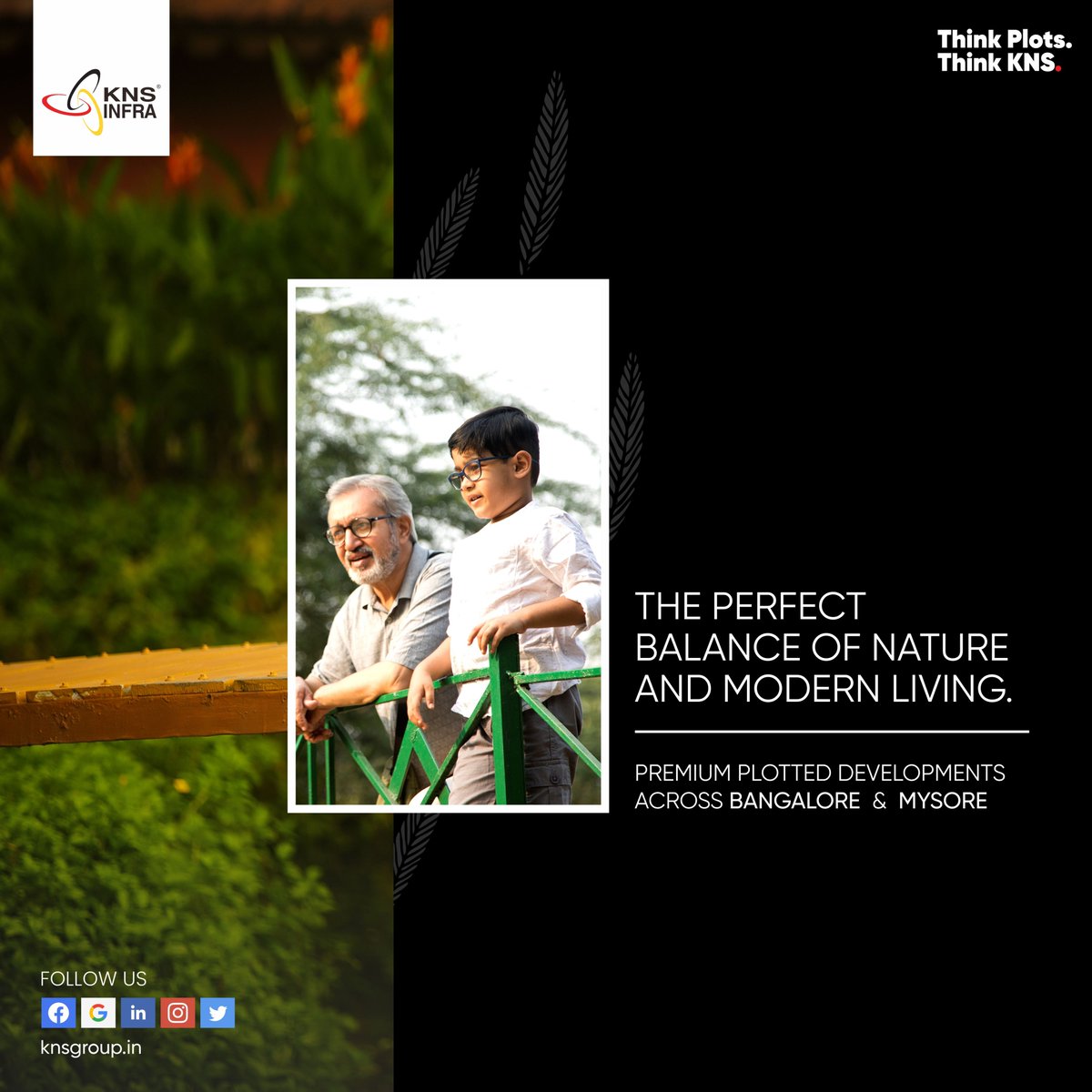 Embracing the serenity of nature while living in the heart of modernity 🌳🏙️ Finding the perfect balance between the two is the ultimate bliss! #NatureAndModernLiving #kns #knsinfra 
knsgroup.in