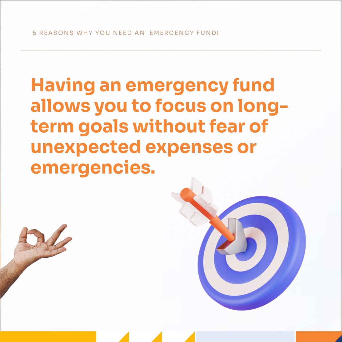 MonigerHQ's tweet photo. 5. Having an emergency fund allows you to focus on long-term goals without fear of unexpected expenses or emergencies.
With #Moniger, saving for rainy days has never been easier! Join our waitlist today - https://t.co/rUmeTg1IUe
#personalfinanceapp
#TheMoneyManager https://t.co/V1m1R3j9dX