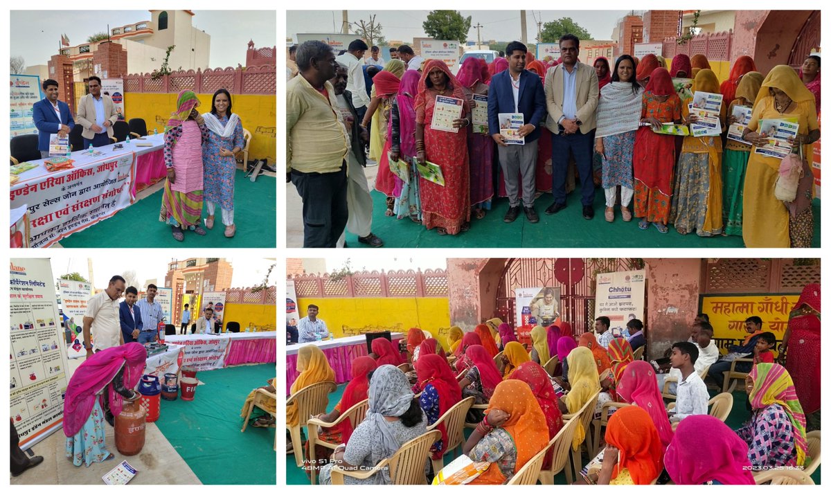 LPG Panchayat by Jodhpur IDO for MGNREGA Workers at Village Nal, Bikaner, in presence of CGM(LPG), RSO. 

Event included demonstration of LPG equipment's safe usage, Pre Delivery checks, Do's and Don'ts while using LPG.
 
<a href="/IndianOilcl/">Indian Oil Corp Ltd</a> <a href="/ChairmanIOCL/">ChairmanIOC</a> <a href="/DirMktg_iocl/">Director (Marketing), IndianOil</a> @IOCL_ED_SH_RSO