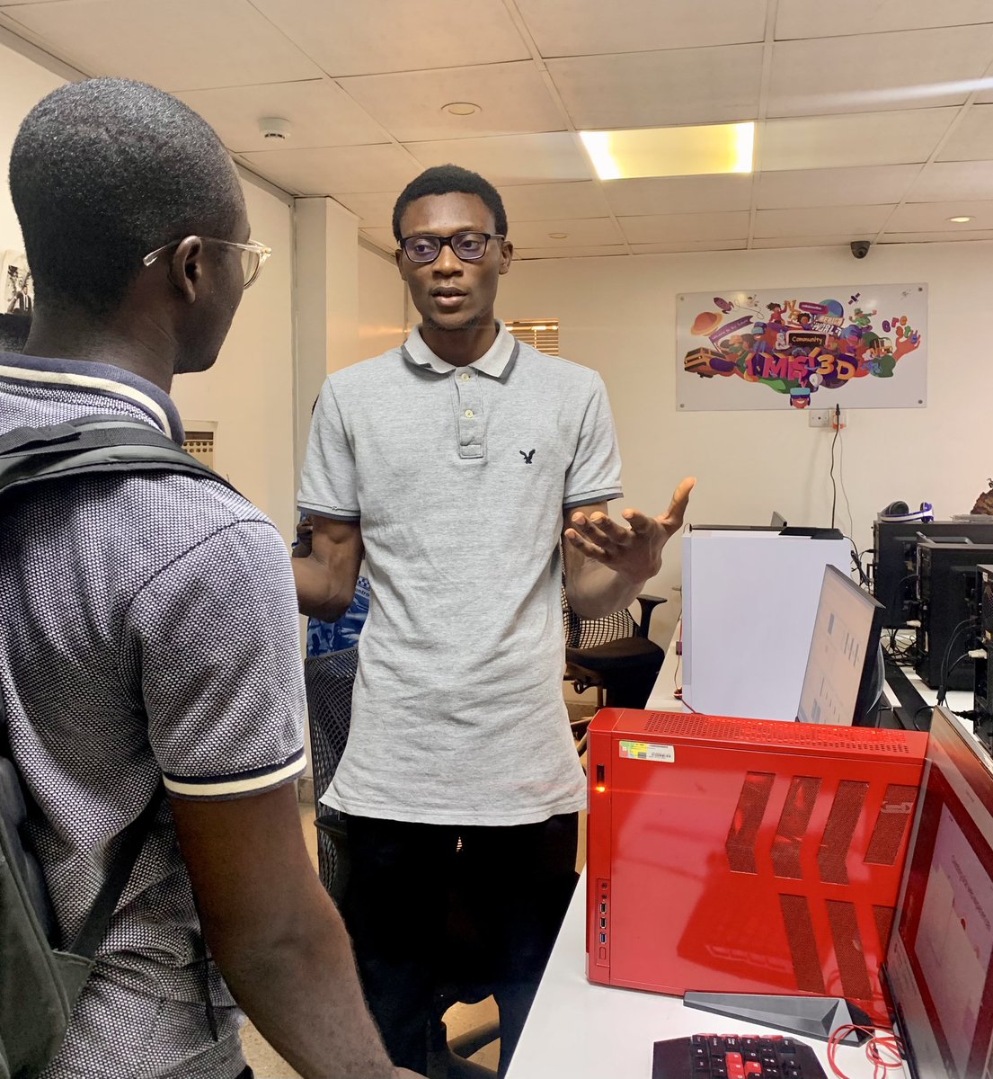 Imisi3d's tweet photo. Do you have XR questions or concerns? Feel free to stop by the lab to AUA. We’ll be more than happy to help.
See you soon!
#xr #creationlab #lagos #enquiry https://t.co/dA7p2iYiuz