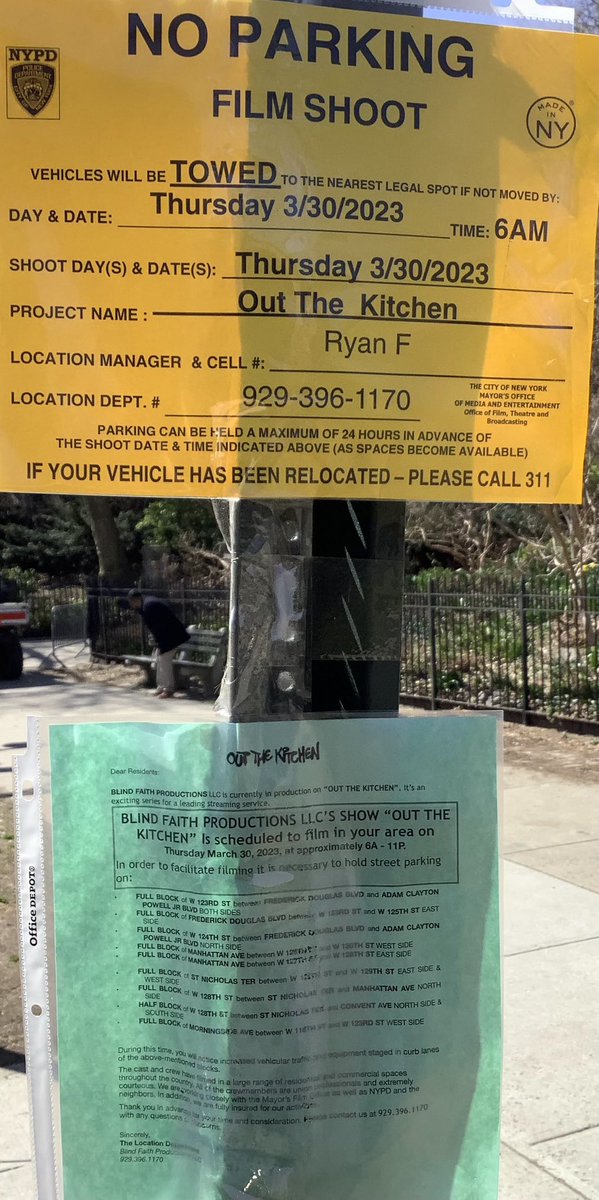kucksuelwhan's tweet photo. @MarciaChapter2 @olv @Daredevil @MadeinNY @Marvel #outTheKitchen aka @Daredevil filming at/near W 116th St & Morningside Ave on 3.30.23 @olv @MadeinNY @Marvel #harlem #DaredevilBornAgain @_DaredevilShots @DDBAbts @NYCmorningside @isdaredevilout @DaredevilNews @disneyplus #HellsKitchen https://t.co/lzZteEXu8R