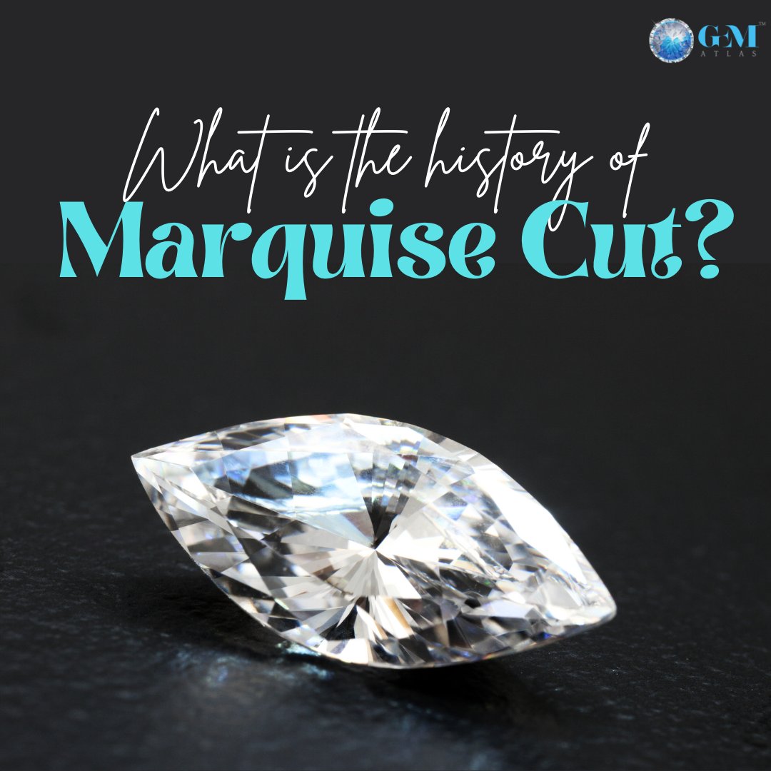 GemAtlas's tweet photo. The Marquise Cut has a rich history that dates back to the 18th century in France. It is said that King Louis XV commissioned a jeweller to create a diamond cut that resembled the lips of his mistress, the Marchioness Madame de Pompadour. https://t.co/DBlzILFIVD