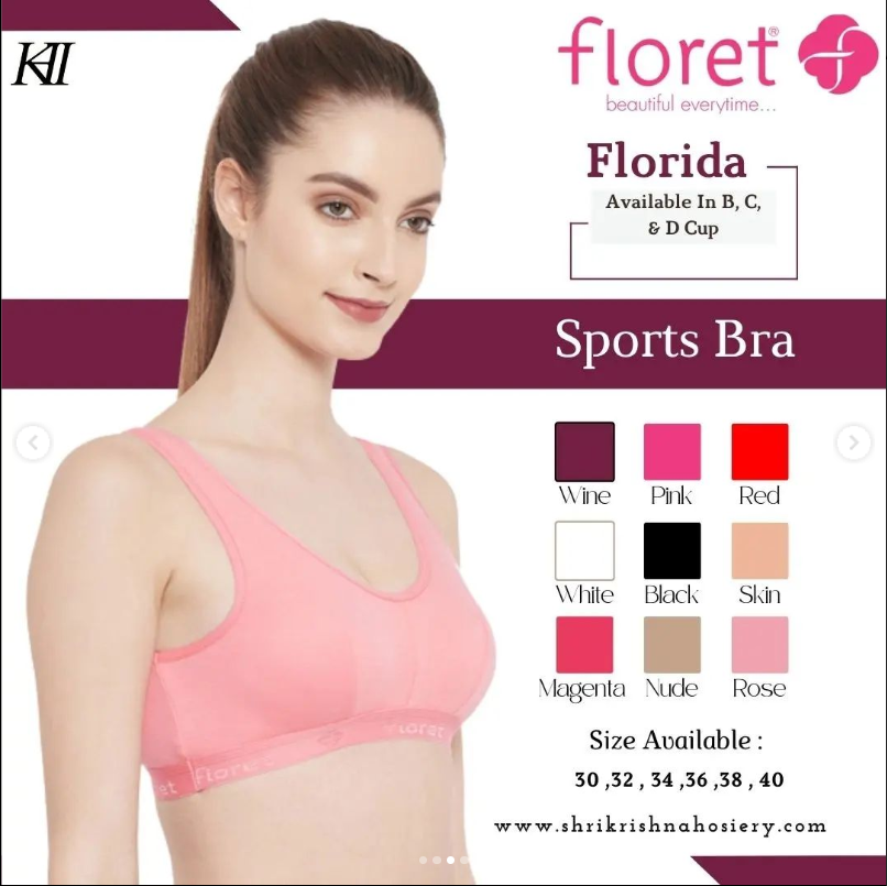 Available in Store exclusively in Varanasi 
Outlets -
1. Siddhgiribagh Road, Sigra 
2. Ordely Bazar (Near Sindh Footwear)
#discountstore  #floret #bra #bras #floretbra  #lingeriestore #lingirie #womenswear #womenbra #sportsbra #nonpaddedbra #lingieriestorevaranasi #varanasistore