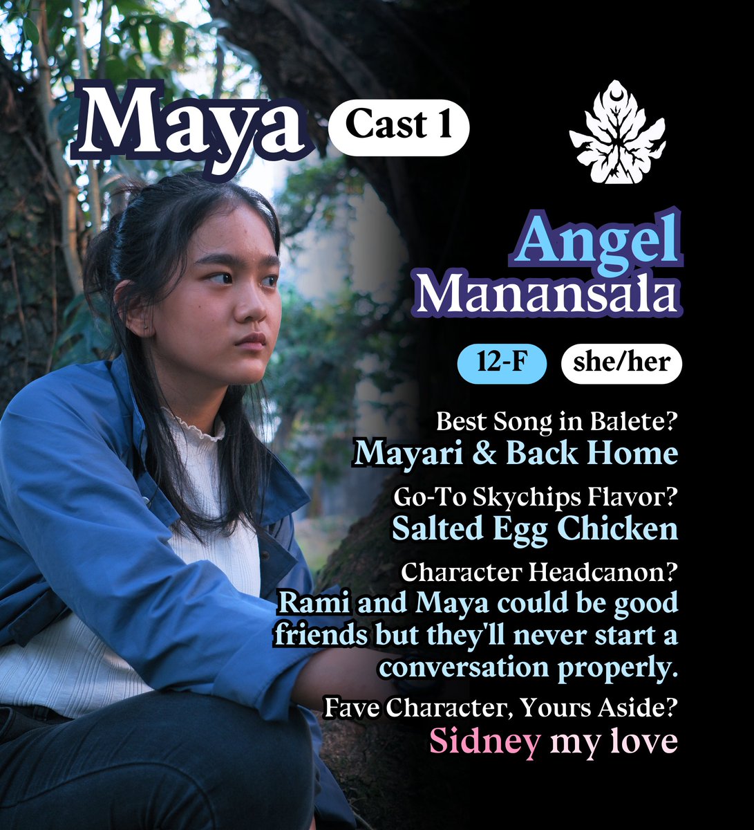 ProjectBalete's tweet photo. Maya may always have the loudest voice in any room, but she always makes sure not to let anyone figure her out. Meet Angel Manansala (@AngelMusicorn) and Gus Africa (@awitngibon), the ones who will sing her to reality! 🌏 https://t.co/N8Ba9B0J45