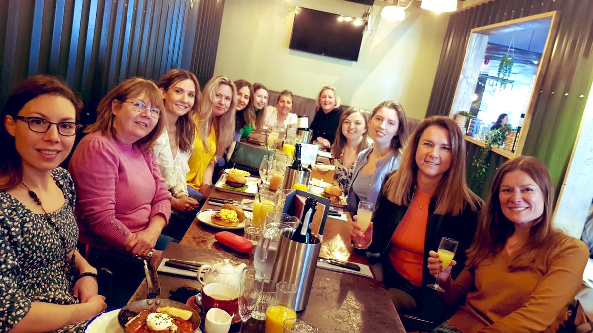 KellieOwen_RD's tweet photo. What a great team I work with @SCODietitians thanks for always working so hard and giving 100%. @NicolaDietitian @KateyKinrade @HelenRBennett @RDerbyshire91 @LeeHowe49788310 @e_koutrouli @KellyScanlon_RD Happy Birthday Catherine! And thanks @_foundryproject for brunch 🥘 🍷 https://t.co/esLd9dPyzh