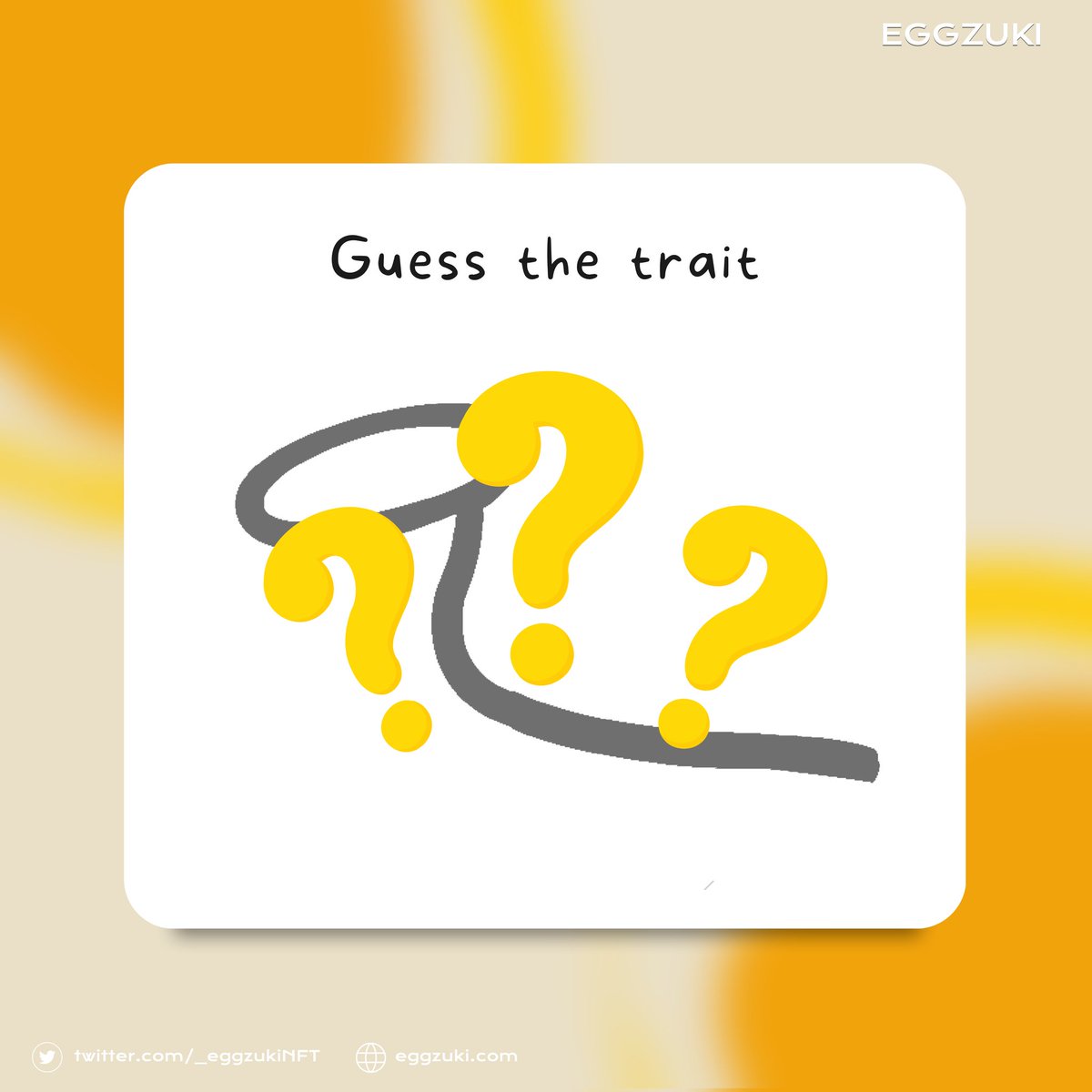 To climb the top of the mountain, it takes guts and the best tool to keep Eggzuki safe.

Can u guess the trait? 🤔

Comment down below, retweet, like this tweet and dont forget to follow us to win a WL spot! 🥚

#EGGuZo #NFTGiveaways #NFT
