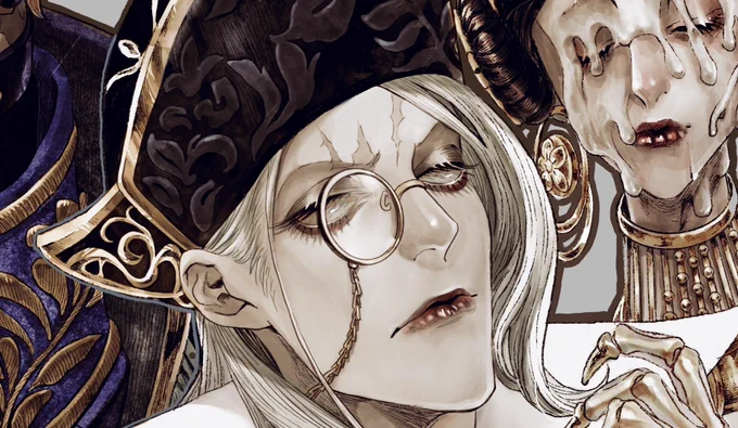 フィリップ顔がいいからめっちゃ気合い入れて描いてしまったまつ毛の影 