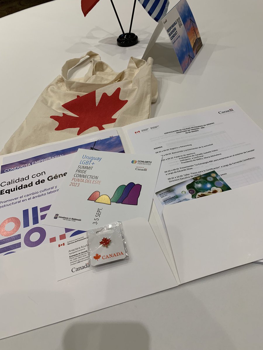 IsabelleValois6's tweet photo. Aquí estamos de nuevo con las empresas canadienses, inMuheres, @omeu_uy @ONUMujeres #LATU para hablar de la certificación de calidad en equidad de género y también de conducta empresarial responsable. Buen seminario a todas/os. @CanEmbUruguay @TCS_SDC @UruguayXXI @JTollandCAN https://t.co/ssfsyixSzM
