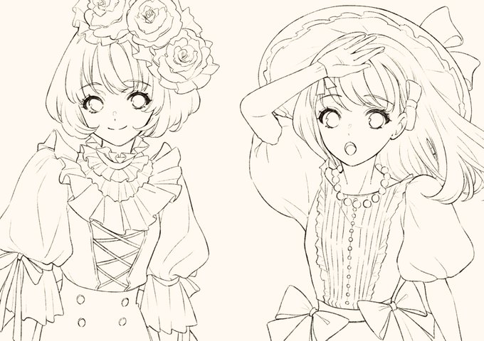 お線画 