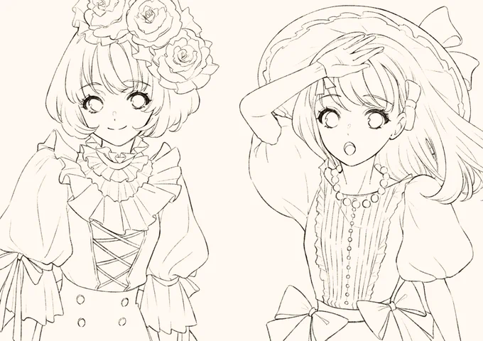 お線画 