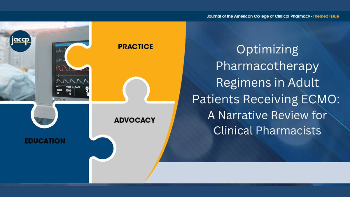 JACCP (@jaccpjournal) on Twitter photo A discussion of analgesia and sedation, antimicrobial, and anticoagulation management strategies in adult patients receiving ECMO buff.ly/3Jzyy8a <a href="/accpcritprn/">ACCP CRIT PRN</a> <a href="/AmyDzierba/">Amy Dzierba</a> <a href="/MitchBPharmD/">Mitchell Buckley</a> <a href="/tykiser/">Ty Kiser</a> A discussion of analgesia and sedation, antimicrobial, and anticoagulation management strategies in adult patients receiving ECMO buff.ly/3Jzyy8a <a href="/accpcritprn/">ACCP CRIT PRN</a> <a href="/AmyDzierba/">Amy Dzierba</a> <a href="/MitchBPharmD/">Mitchell Buckley</a> <a href="/tykiser/">Ty Kiser</a>