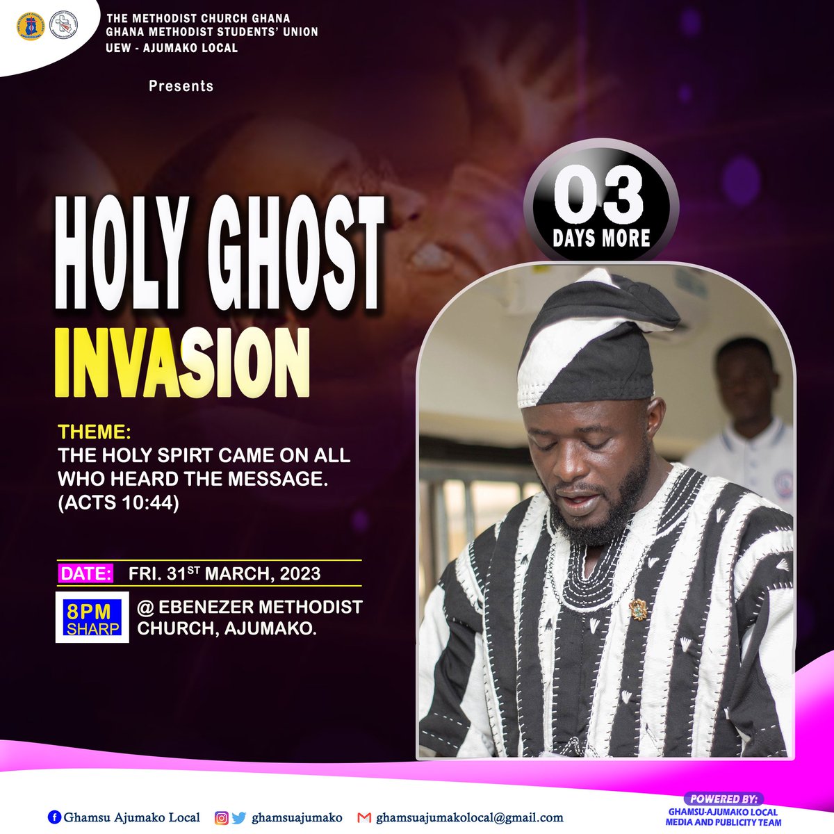 ghamsuajumako's tweet photo. #HolyGhostInvasion
#03daysmore https://t.co/PMWaifxPY4