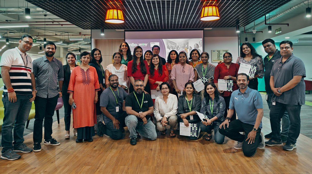 Brillio (@BrillioGlobal) on Twitter photo 2023-03-28 12:46:20 Last week, we wrapped up our Women’s Leadership Development Program (WINSPIRE). Our 20 women leaders completed this 6-month developmental journey that had elements of leadership assessments, coaching & practice assignments built into it. #BrillioWomen #WomenInTech #AccelerateYOU Last week, we wrapped up our Women’s Leadership Development Program (WINSPIRE). Our 20 women leaders completed this 6-month developmental journey that had elements of leadership assessments, coaching & practice assignments built into it. #BrillioWomen #WomenInTech #AccelerateYOU