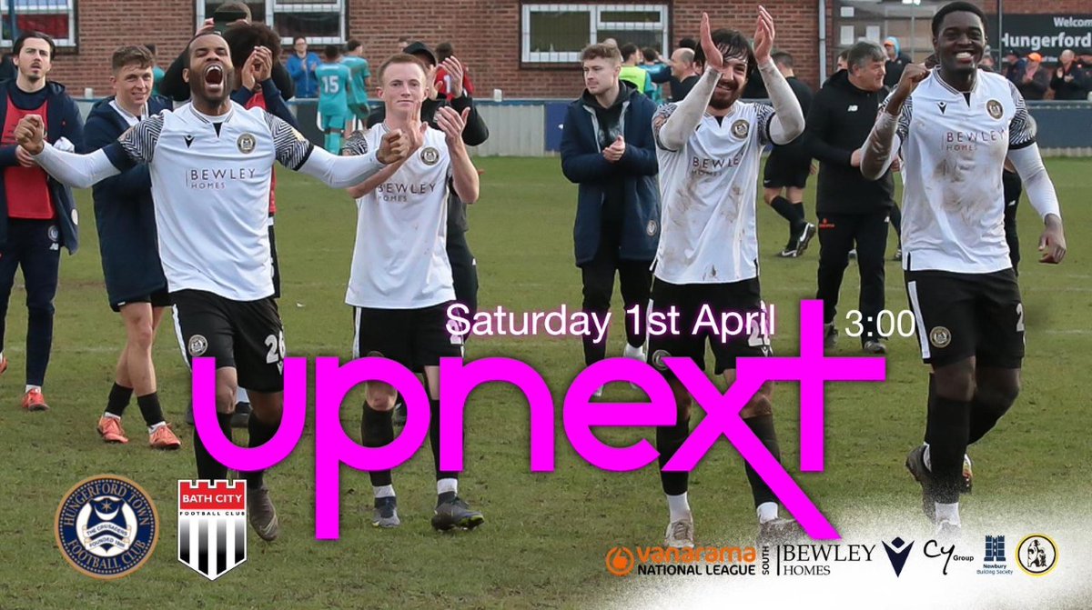 Hungerford Town FC (@hungerfordtown) on Twitter photo Tickets are now on sale for Saturday's <a href="/TheVanaramaNL/">Rocco π²πΈ</a> South game against <a href="/BathCity_FC/">Bath City FC</a> at Bulpit Lane! Book online before noon on match day and you can get them for the discounted price of Β£12.50 for adults. They'll be Β£15 on the gate.
Here's the link: buff.ly/3R4dBoL Tickets are now on sale for Saturday's <a href="/TheVanaramaNL/">Rocco π²πΈ</a> South game against <a href="/BathCity_FC/">Bath City FC</a> at Bulpit Lane! Book online before noon on match day and you can get them for the discounted price of Β£12.50 for adults. They'll be Β£15 on the gate.
Here's the link: buff.ly/3R4dBoL