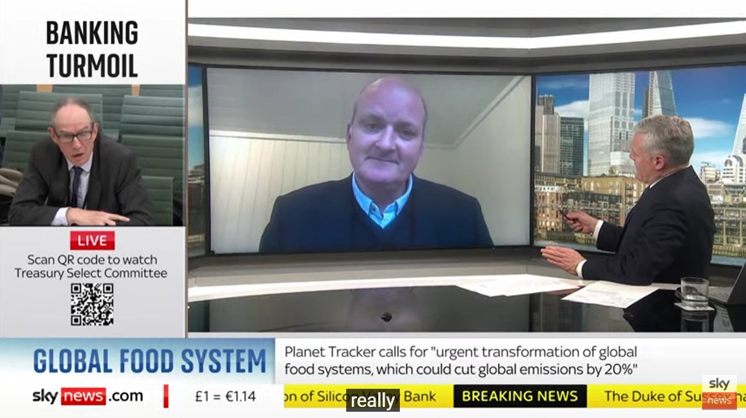 Peter Elwin of @planet_tracker was featured on @SkyNews this morning discussing the launch of Planet Tracker’s new investor roadmap for a sustainable food system. Read the report here: planet-tracker.org/wp-content/upl…