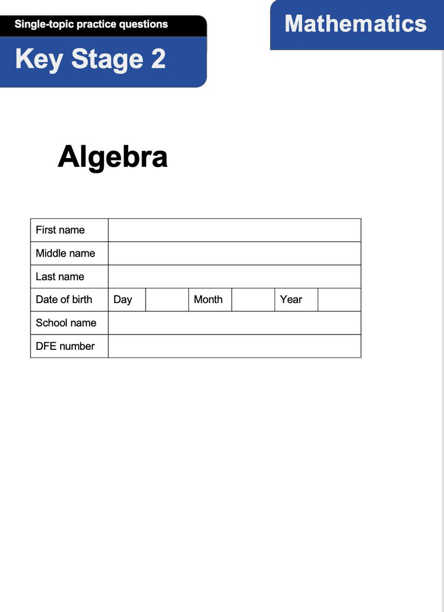 AJMagicMessage's tweet photo. Good afternoon Y6  (and Y7?) teachers.

Here is my latest free revision resource, this time on algebra: https://t.co/taUg9UEeni https://t.co/AgEK20e0Nj