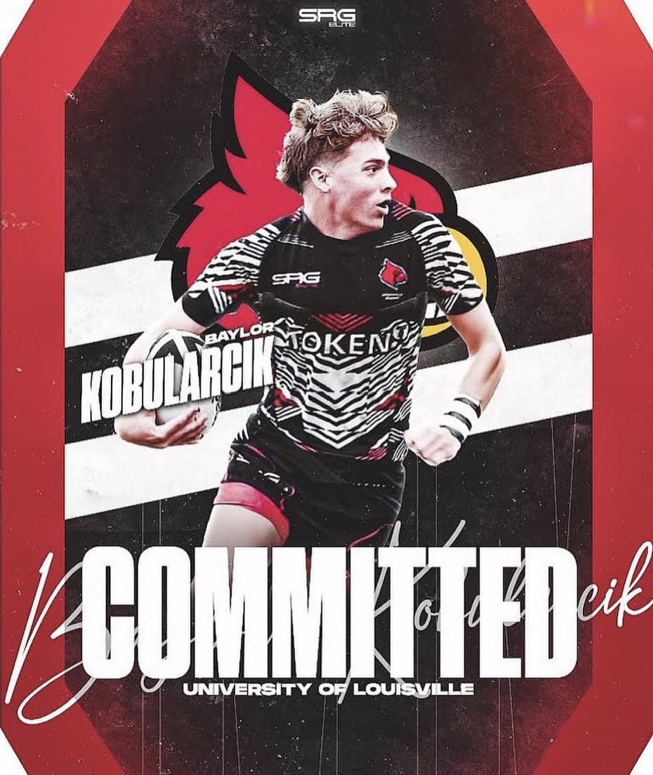LisaKoboMellott's tweet photo. Congratulations to my nephew Baylor Kobularcik. Berks Catholic Rugby player and captain who will be continuing his academic and rugby career at the University of Louisville ❤️🖤! https://t.co/pYELcF72rp