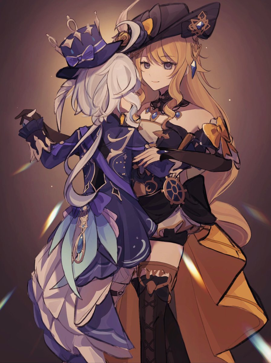 dailynavia's tweet photo. FINALLY A BLONDIE FAN ART!! 💛 Together with her archon 

#focalors #fontaine #GenshinImpact 
Artist: https://t.co/5WSdvy7w6A https://t.co/ptIo1RiGSP