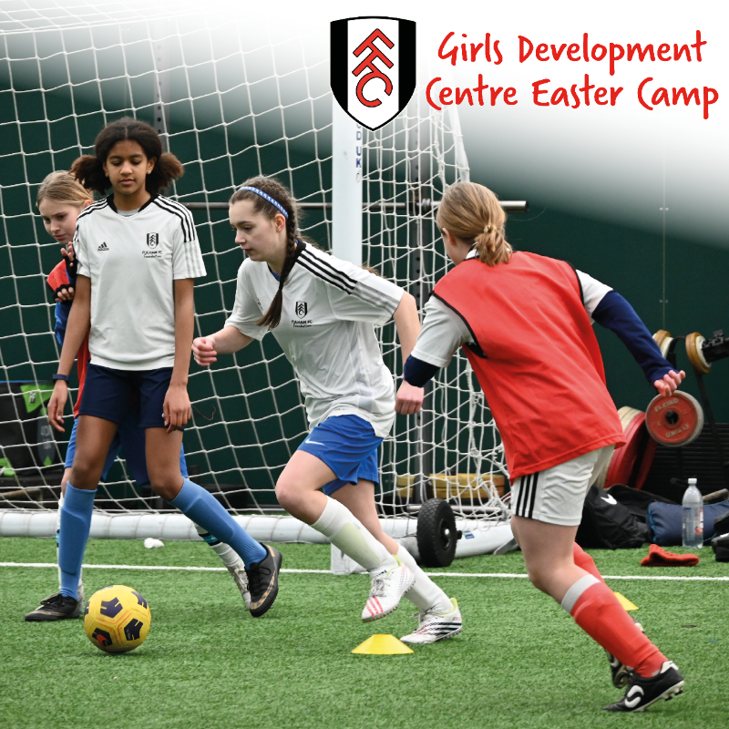 FulhamFCFound's tweet photo. Calling all girls aged 8 to 16! 🙋‍♀️

Want to develop your skills, build your confidence and make new friends? 👏

Our Girls Development Centre Easter Holiday Camp is for you! ⚽

Book via https://t.co/1wUm7pivZe

#FulhamFamily https://t.co/eGOPALsxrg