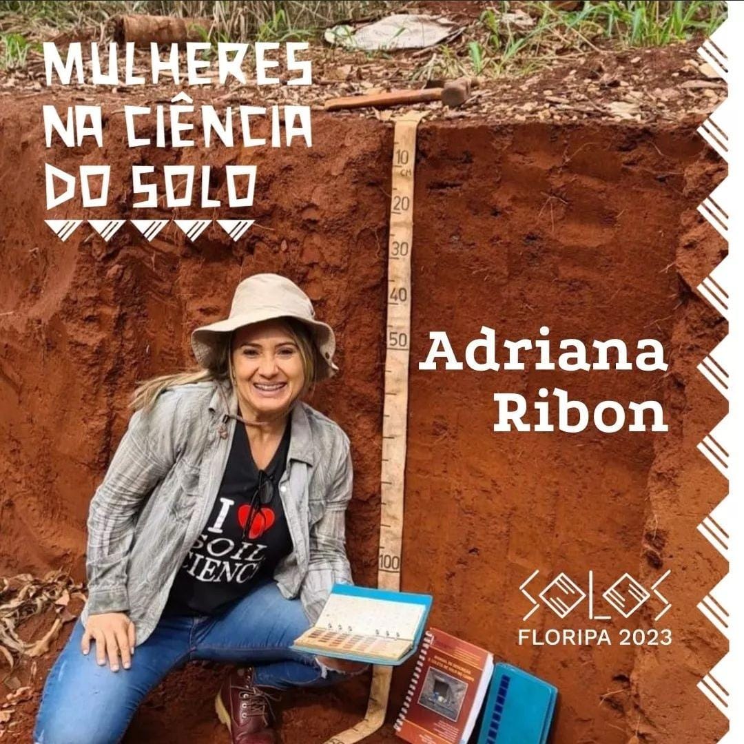 cbcs2021's tweet photo. "Mulheres na Ciência do Solo"

Iniciando a divulgação de nossas Autoras!

Professora e Doutoranda da UEG - unidade de Palmeiras de Goiás. Trabalha na área de Pedologia, Física do solo e Educação em Solos.

Vem com a gente e fica ligado que logo tem mais! https://t.co/vx3vlEoH8s