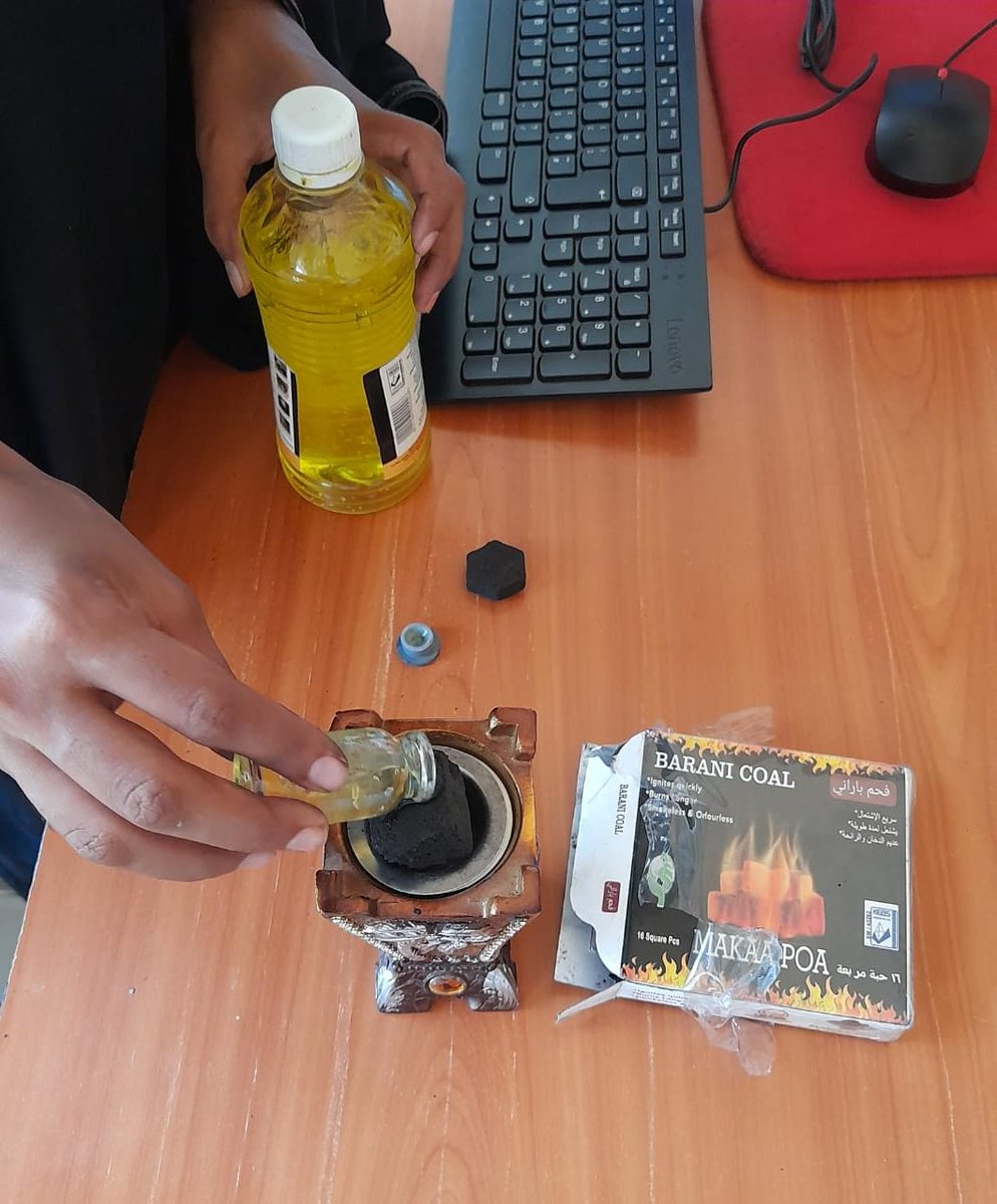 This morning we had members from Euonia Self Help Group learning various ways of handling waste. Their leader <a href="/haifatimimi/">haifa</a> also taught us how to use Charcoal Briquettes in burning Oud. Our youths are desperate for jobs and we believe Waste Management Solutions can create jobs.