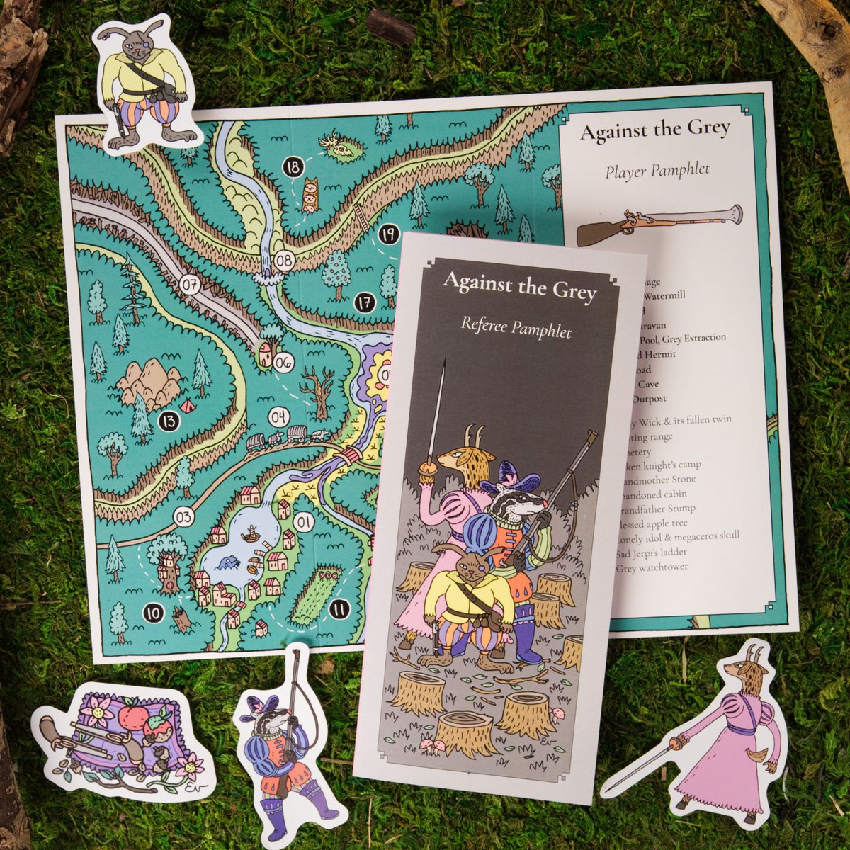 rattiincantati's tweet photo. 1000 Follower Giveaway time!!

We're giving away 2 copies of Against the Grey - an adventure about anthropomorphic animals taking up arms to defend their forest! 
Rules:
- Must be following
- RT to Enter

Ends Friday night 31/03 https://t.co/8Ets0LBs7n