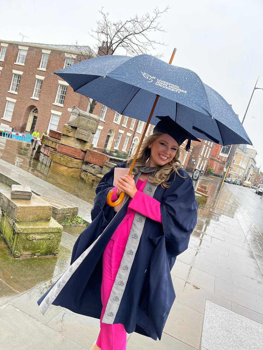 It’s like rain, on your graduation day! 💙 #LJMUgrad