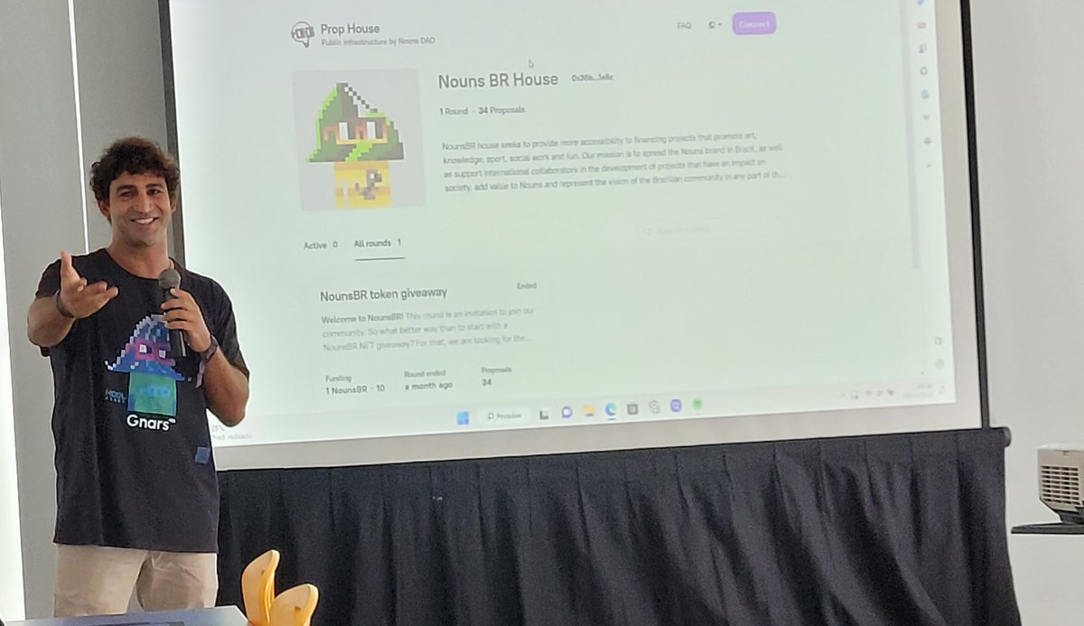 Starting the day with a workshop by our community builder, <a href="/luizhadad/">luizhadad</a>, at Ethereum.Rio!

<a href="/Ethereum_Brasil/">Ethereum Brasil</a> 
<a href="/gnars_dao/">Gnars</a>