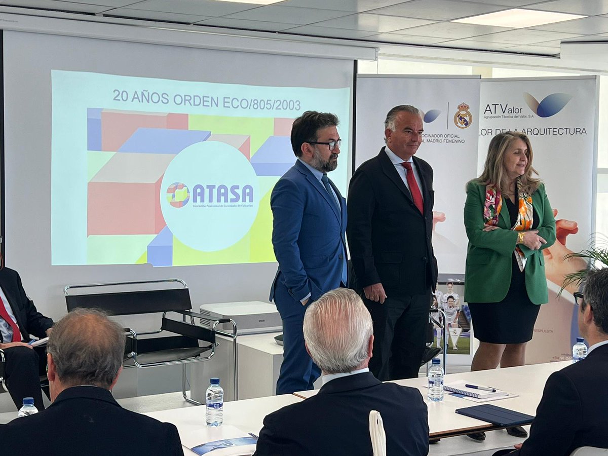 grupotecnitasa's tweet photo. 🔺Hoy nuestro presidente José María Basañez, también presidente de #ATASA, ha participado en el evento "20 años de la orden ECO/805/2003" organizado por la Asociación.

¡Gracias a los profesionales participantes y a todos los asistentes! https://t.co/TeCTJcz0N2
